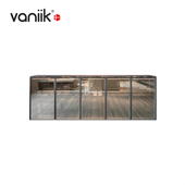 vaniik 创意设计轻奢玻璃储物柜Adrien意式 高端餐边柜展示柜