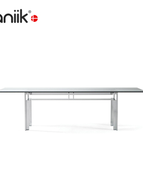 vaniik/北欧轻奢高档设计别墅客厅方形玻璃Doge Carlo Scarpa餐桌