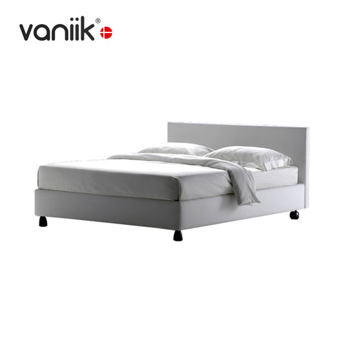 vaniik北欧极简布艺双人床