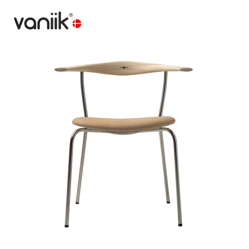 vaniik/意式极简餐厅休闲牛角椅 PP701Minimalist Chair 餐椅