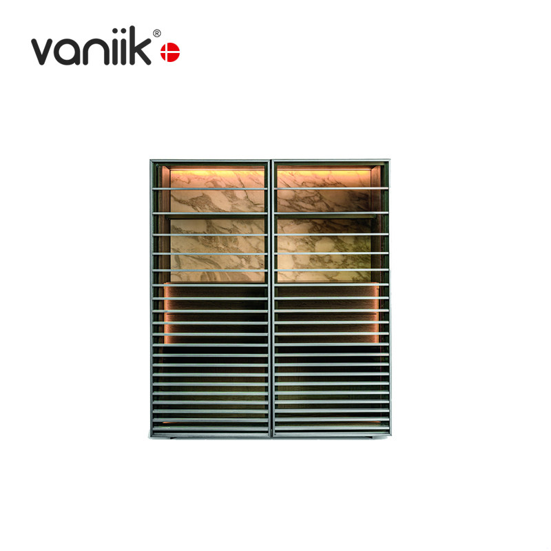 vaniik/北欧高端玻璃餐边柜Horizons轻奢实木酒柜客厅置物柜