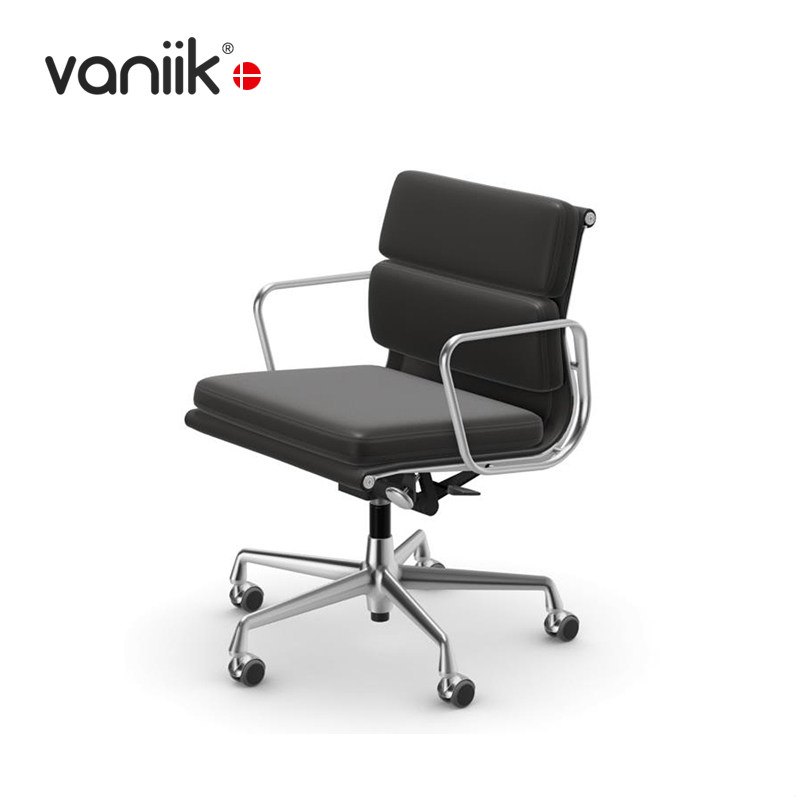 vaniik/经典伊姆斯办公会议椅Eames Soft Pad人体工程学升降椅