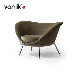 vaniik/轻奢意式单人意大利爱情沙发椅D.154.2艺术休闲扶手椅