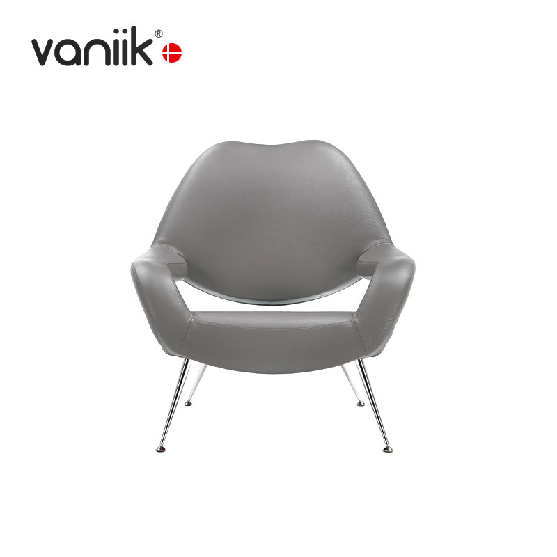 vaniik/意式轻奢创意异形单人扶手椅Du 55小户型嘴唇设计沙发椅