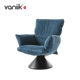 轻奢实木设计客厅阳台半软包休闲LUD’O vaniik 意式 LOUNGE扶手椅