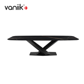 vaniik 面餐桌 Keramik 北欧艺术设计大平层餐厅陶瓷桌 Stratos