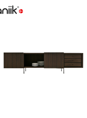 vaniik/北欧轻奢实木客厅家用Porro餐边储物柜Tiller收纳柜