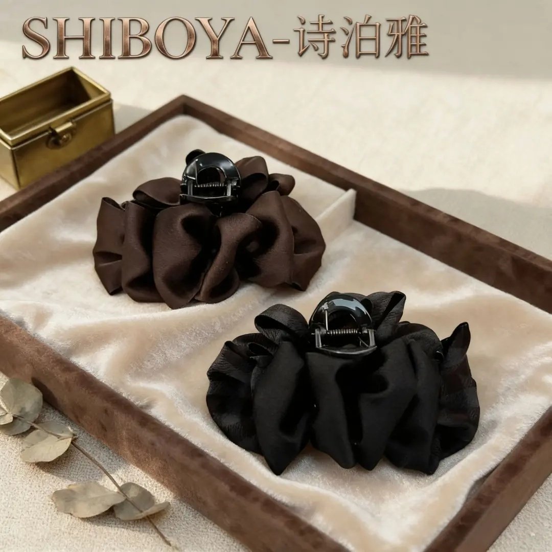 诗泊雅 千金风复古法式发夹简约风发饰抓夹复古风 - 芊芊秋雨日常洗护用品店出品