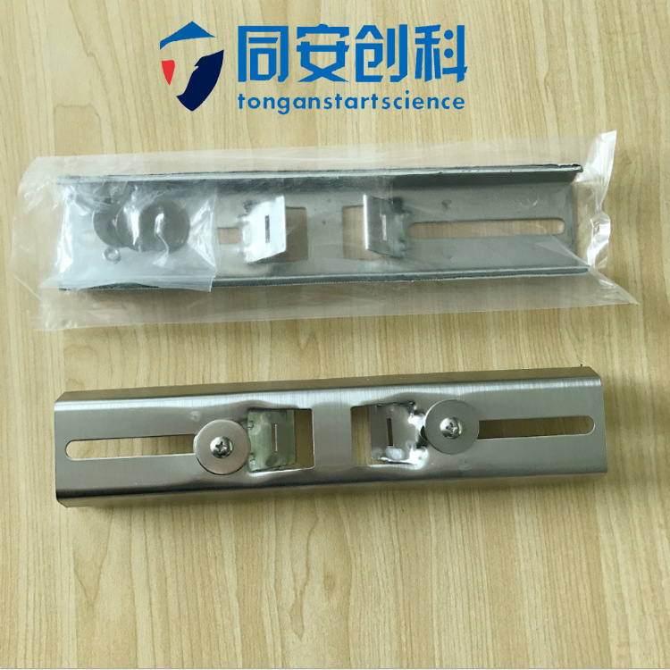 监控防水箱抱杆支架配电箱支架不锈钢支架防水箱抱箍加强支架25CM