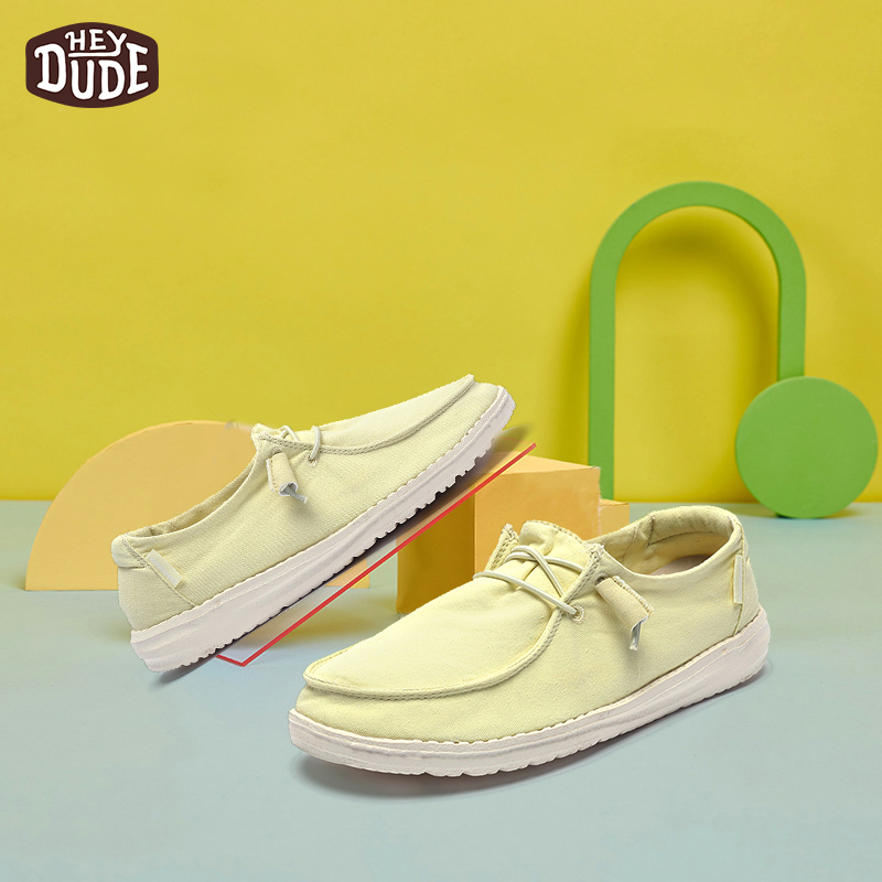 dude20都德舒适风轻质帆布女鞋