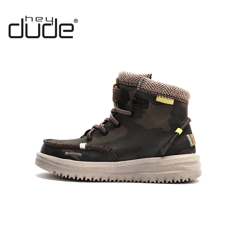 heydude21秋冬新品工装靴童鞋