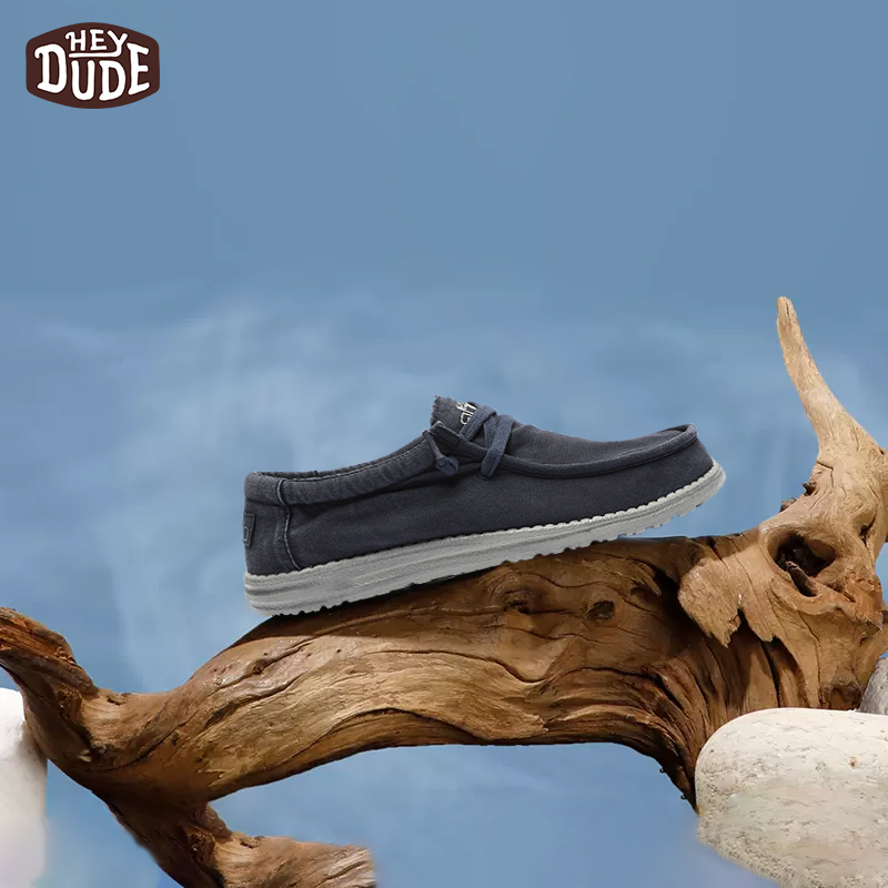 heydude帆布鞋可机洗舒适