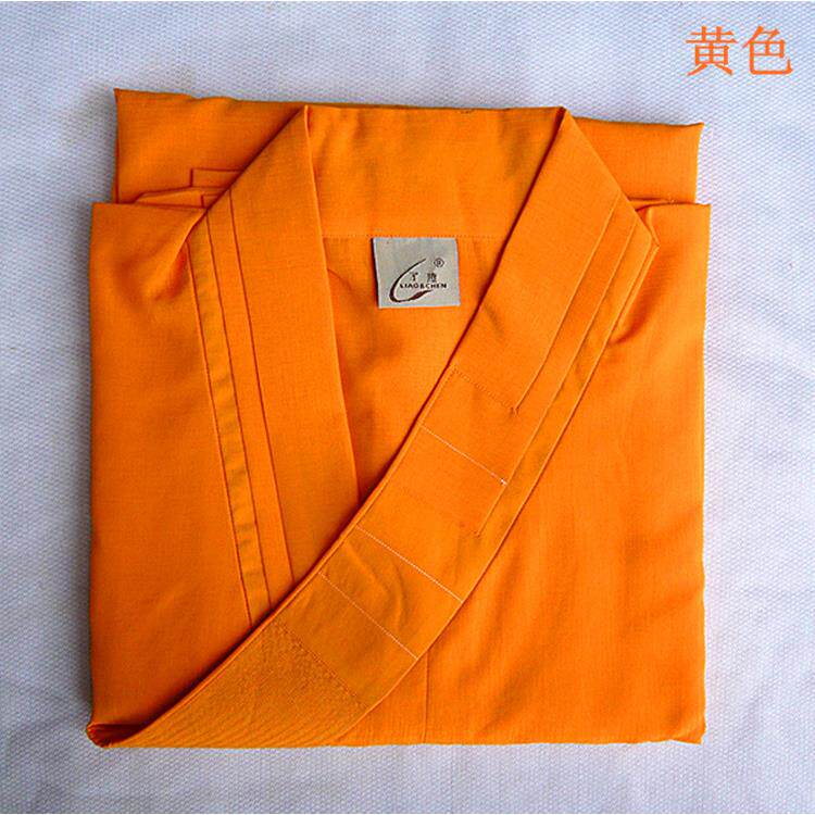 新款了尘牌海青台湾麻纱多丽丝海青居士海清服不透明男女咖啡色海