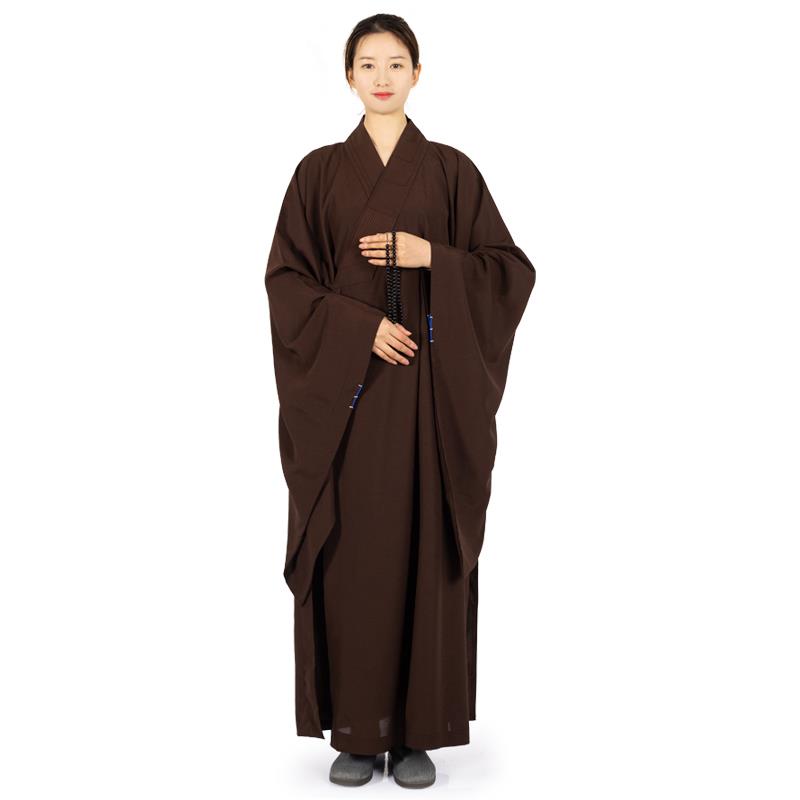 特价法会用品僧服海青居士服不透明男女海清四季款进口台湾麻料包