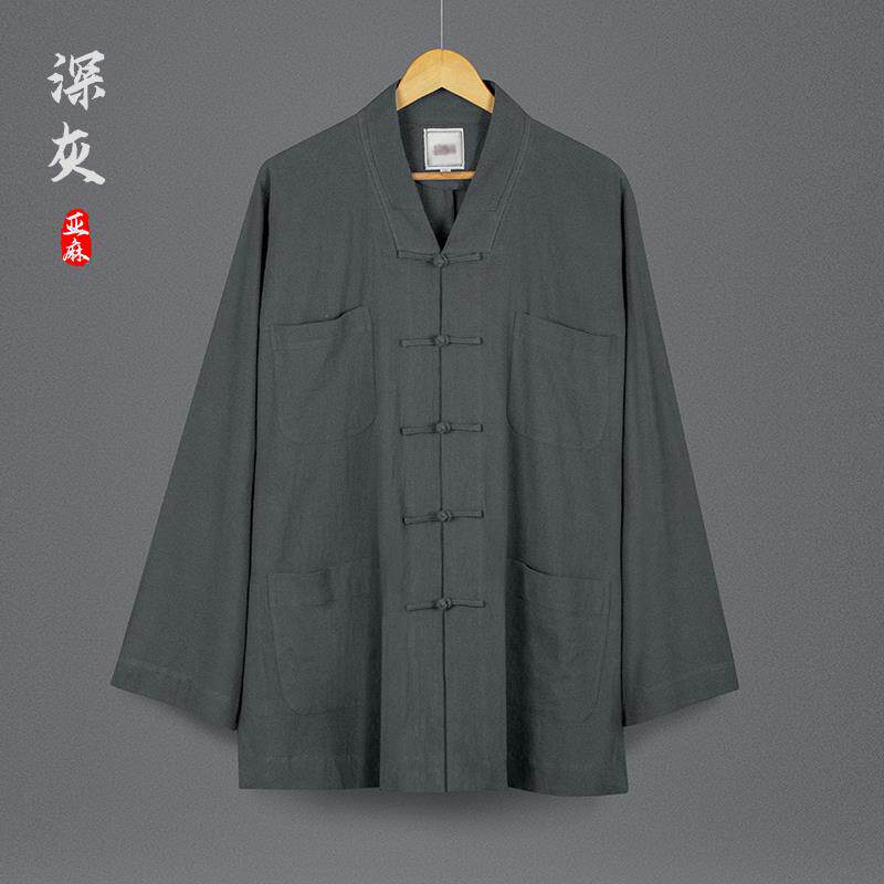 特价出家僧人短褂上衣春夏季僧服薄款透气小褂四季亚麻棉男女和尚