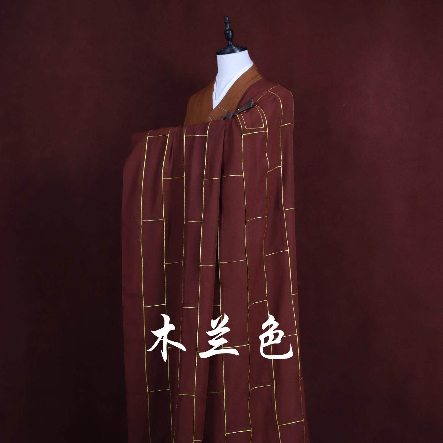 特价僧服祖衣袈裟25条金边法会僧衣四季台湾麻纱红色搭衣供养师父