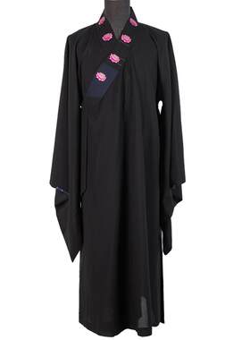 特价高端刺绣莲花海青居士服女禅修服女拜佛进庙海清定制僧衣服四