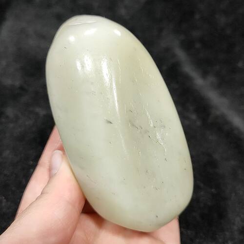 于田白玉籽料细腻油润把件雕刻料