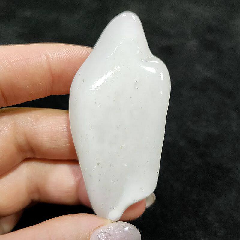 白玉籽料原石小把件吊坠挂件料