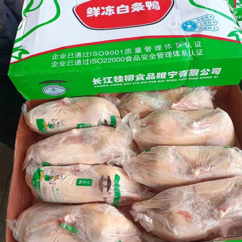 桂柳白条鸭冷冻批发商用