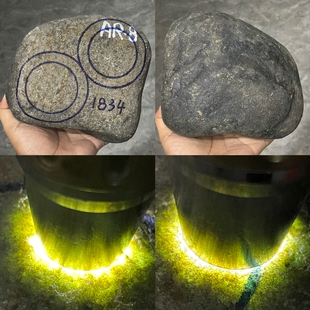 缅甸天然翡翠原石莫西沙场口莫湾基大马坎木那带手镯位直播料