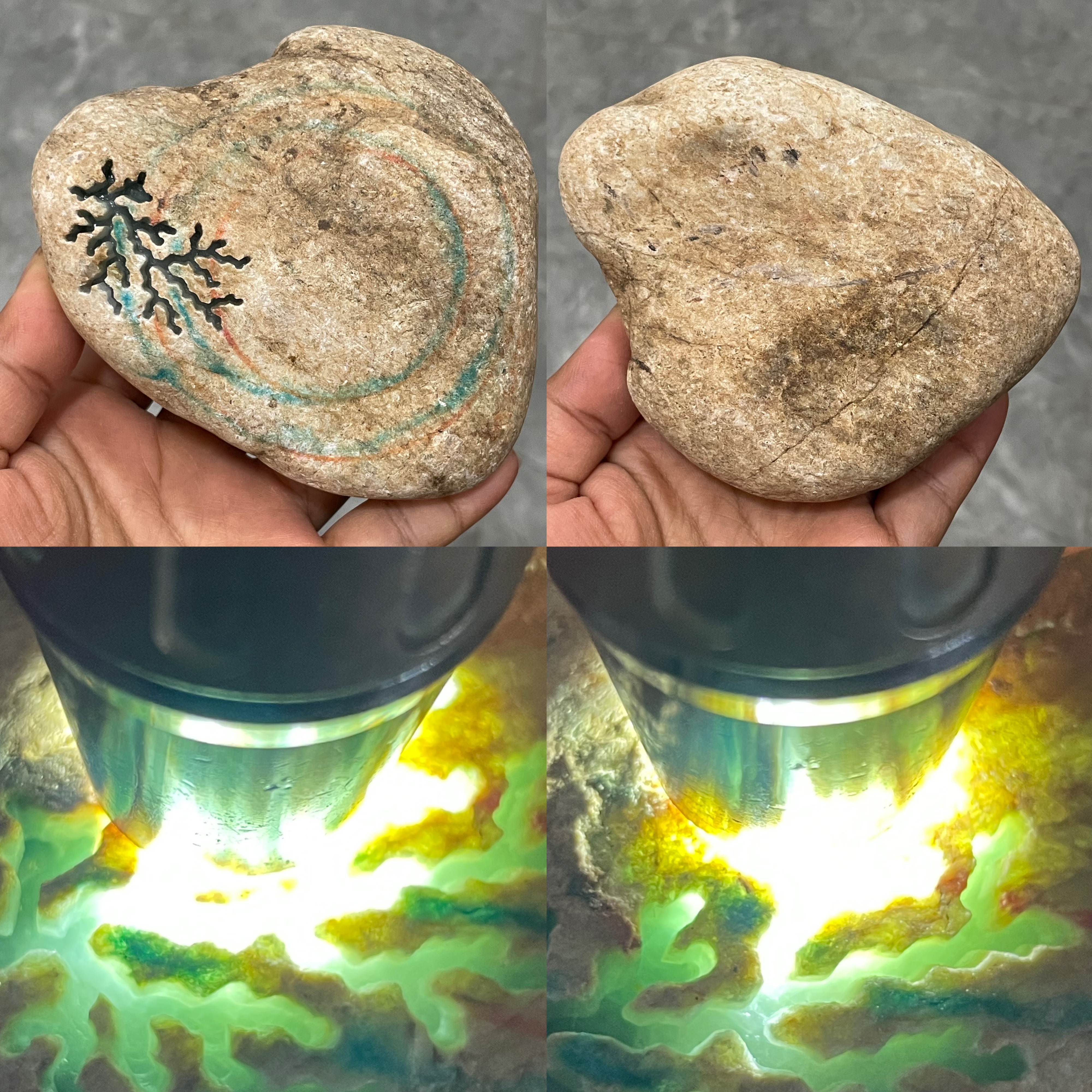 缅甸翡翠原石木那场口1公斤打灯透种水好免费帮切代挖