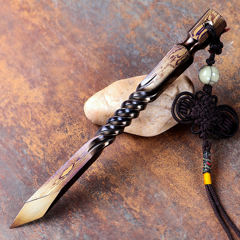 普洱茶手工锻打百炼钢茶刀茶针