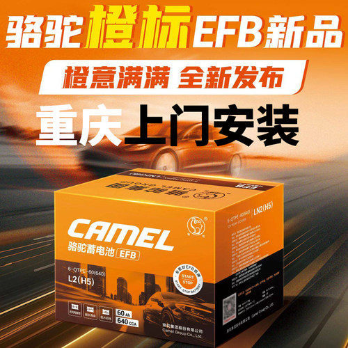 骆驼EFB启停蓄电池重庆上门安装