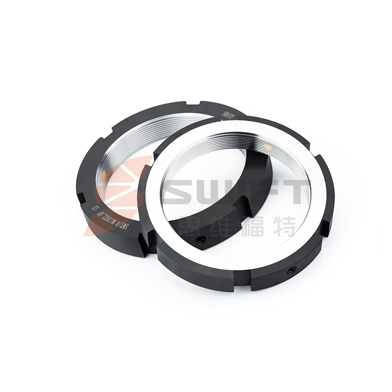 R型径向精密锁紧螺母 丝杆螺母SWT/RM15*1.0P机床YSR30.并帽自动