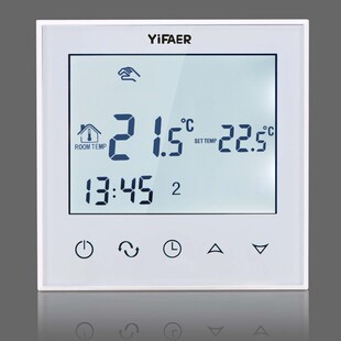 依法儿分室温控中央集中控制盒地暖有线可联动水泵壁挂炉米家面板