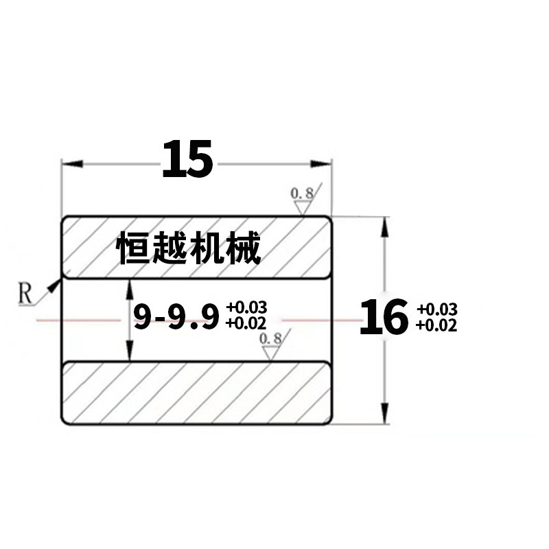 耐磨钻套钻模套固定钻套衬套导套定位套钻孔打眼套轴套非标定做
