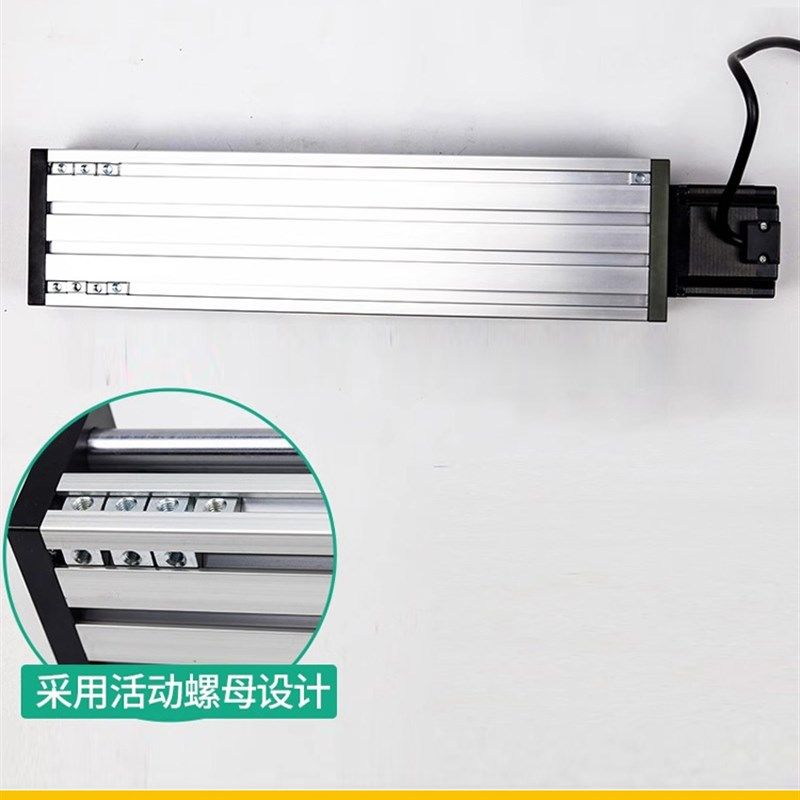 双光轴滚珠丝杆直线导轨滑台精密模组工作台高精度数控十字型移动