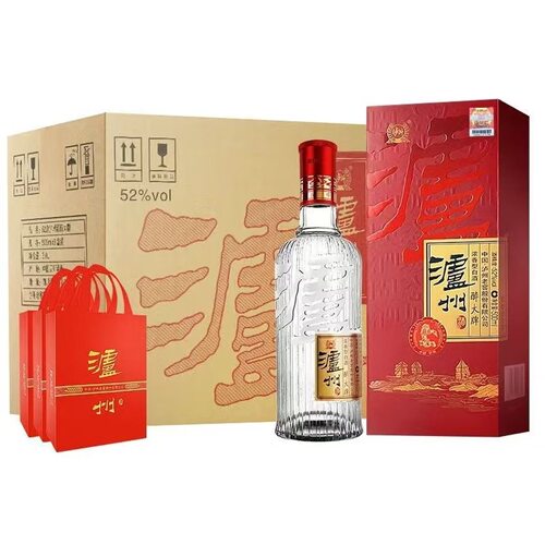 泸州酒醉大牌 500ml*6瓶整箱52度浓香型白酒 节日送礼婚宴用酒