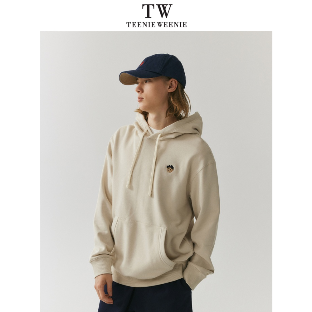 Teenie Weenie小熊男装卡通连帽卫衣男2024新款
