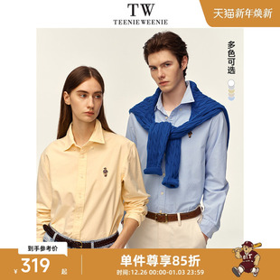 外套美式 TeenieWeenie小熊情侣休闲衬衫 翻领长袖 新款 高级上衣 男款