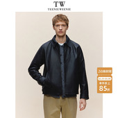 TeenieWeenie小熊男装 真皮牛皮革皮衣夹克外套 复古通勤翻领机车款