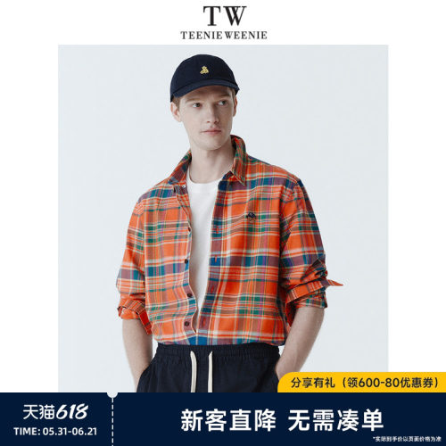 TeenieWeenie小熊复古格子衬衫