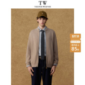 立领拉链开衫 休闲针织衫 上衣毛衣 复古美式 TeenieWeenie小熊男装