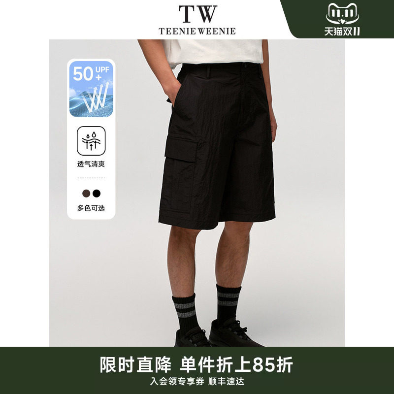 TeenieWeenie小熊男装短裤新款简约时尚运动活力防晒休闲裤
