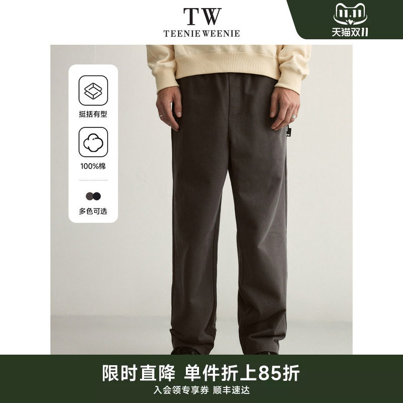 TeenieWeenie小熊男装美式复古简约休闲舒适运动休闲裤