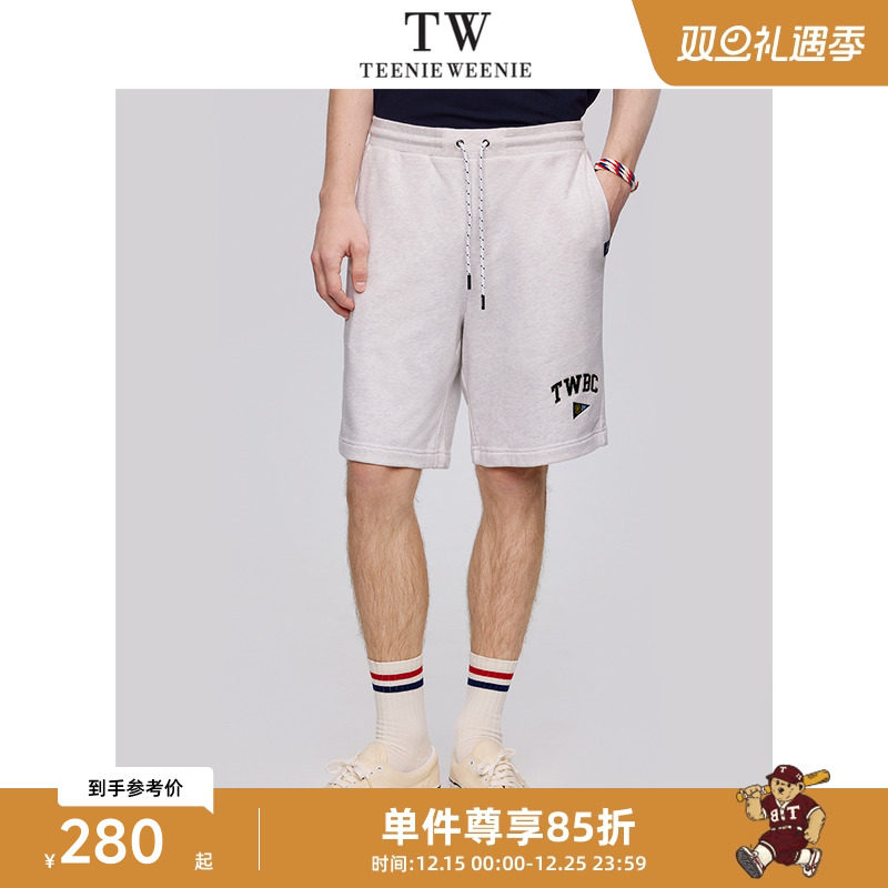 TeenieWeenie小熊男装简约时尚休闲裤夏季短裤宽松潮流运