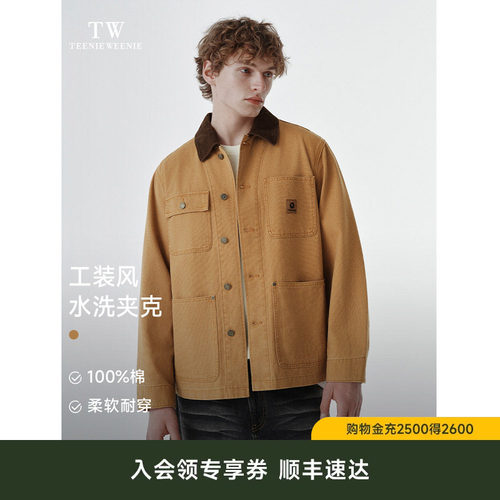 美式复古街头宽松廓形牛仔外套