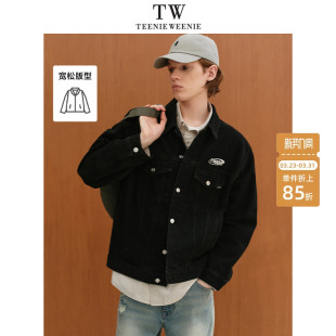 时尚 新款 学院潮流字母翻领上衣 外套2025春季 TeenieWeenie小熊男装