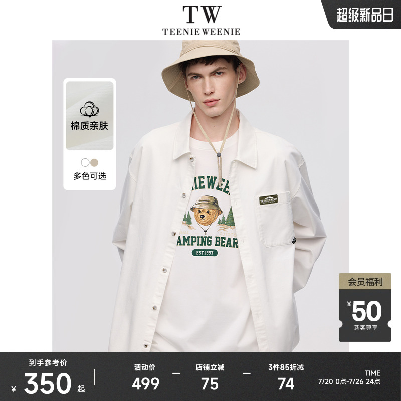 teenieweenie长袖衬衫翻领