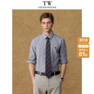 TeenieWeenie小熊男装 上衣 雨伞熊刺绣日系简约法兰绒衬衫