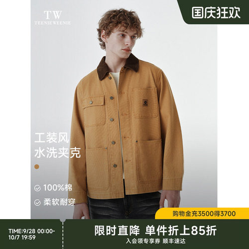 美式复古街头宽松廓形牛仔外套