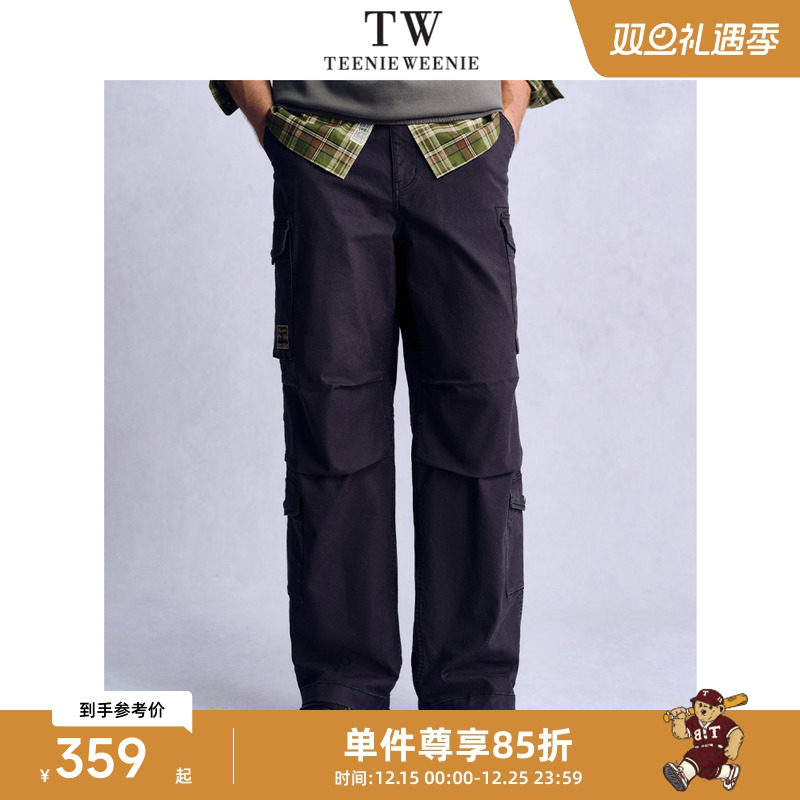 【明星同款】TeenieWeenie小熊男装美式复古工装水洗直筒