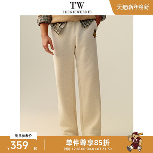 宽松卫裤 Teenie 休闲长裤 直筒舒适通勤运动美式 Weenie小熊男装