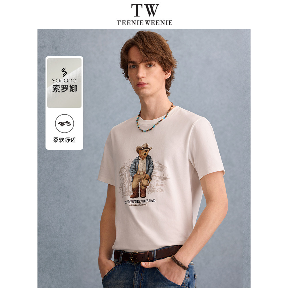 短袖T恤TeenieWeenie小熊男装