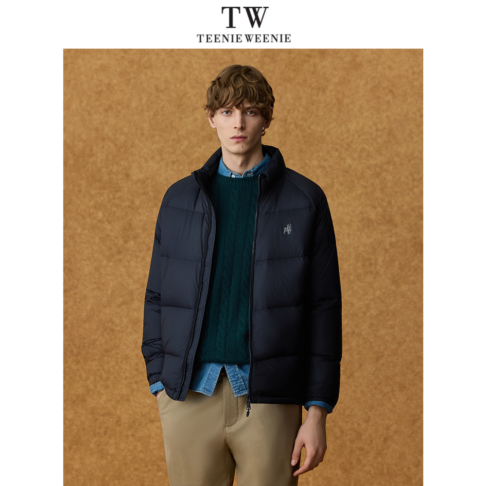 Teenie Weenie小熊男装保暖日常通勤舒适轻薄时尚羽绒服外套